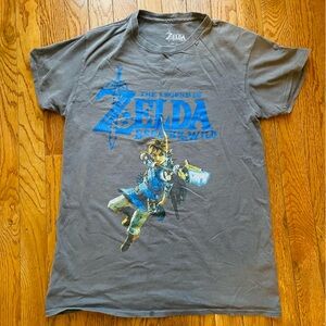 Boys Zelda Breath Of The Wild T Shirt Size SM